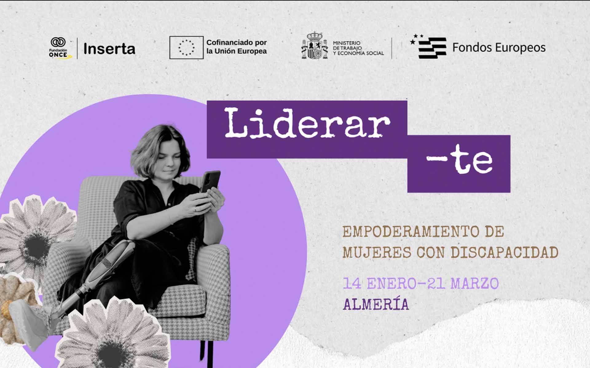 Liderarte. Empoderamiento de mujeres con discapacidad en el medio rural. Almería
