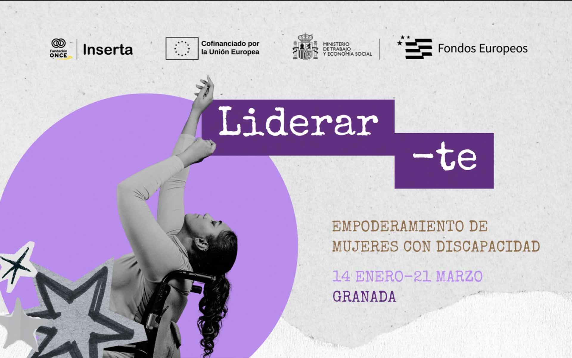 Liderarte. Empoderamiento de mujeres con discapacidad en el medio rural. Granada