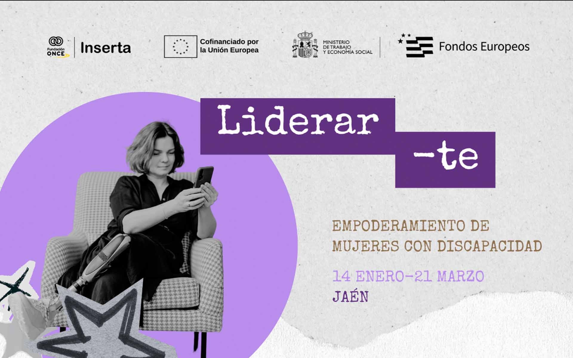 Liderarte. Empoderamiento de mujeres con discapacidad en el medio rural. Jaén