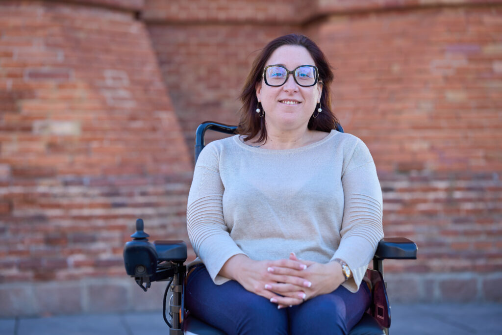 Mujer con discapacidad